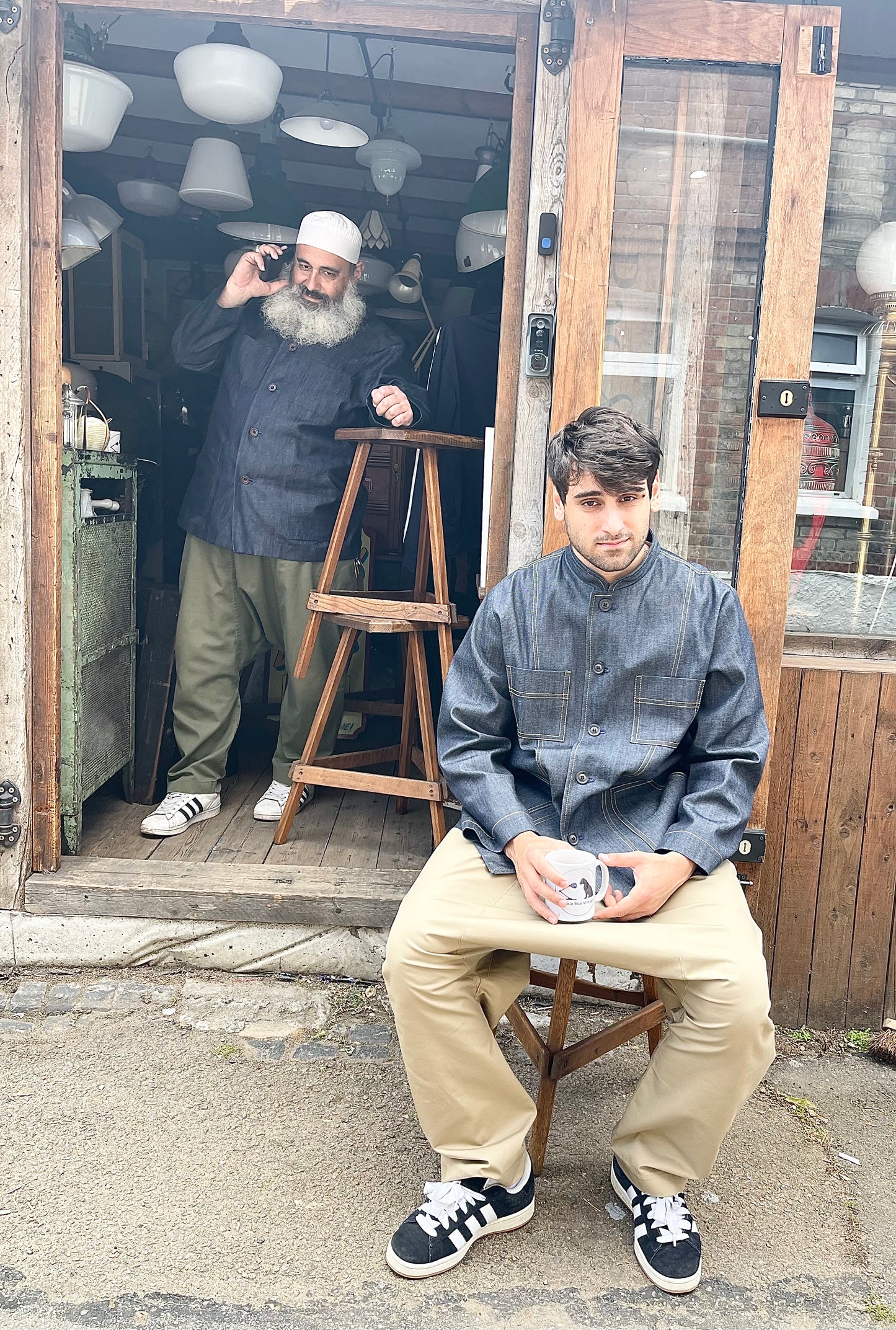 The 'Mintan' Made In London Classic Work Wear Denim Over Shirt