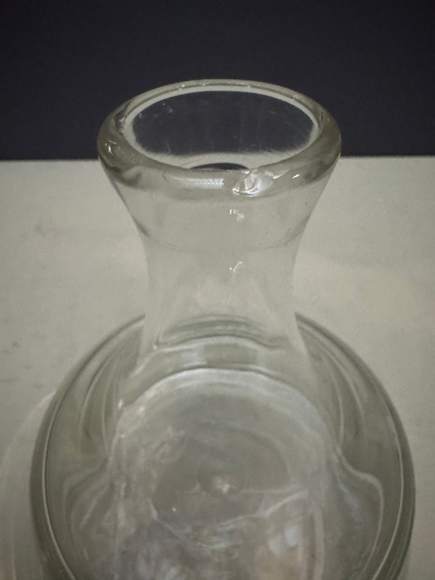 1970s / 80s Chunky Crystal Whiskey Decanter By Wedgewood