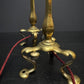 Circa 1910 Pair Of Faraday & Son Brass Pullman Lamps