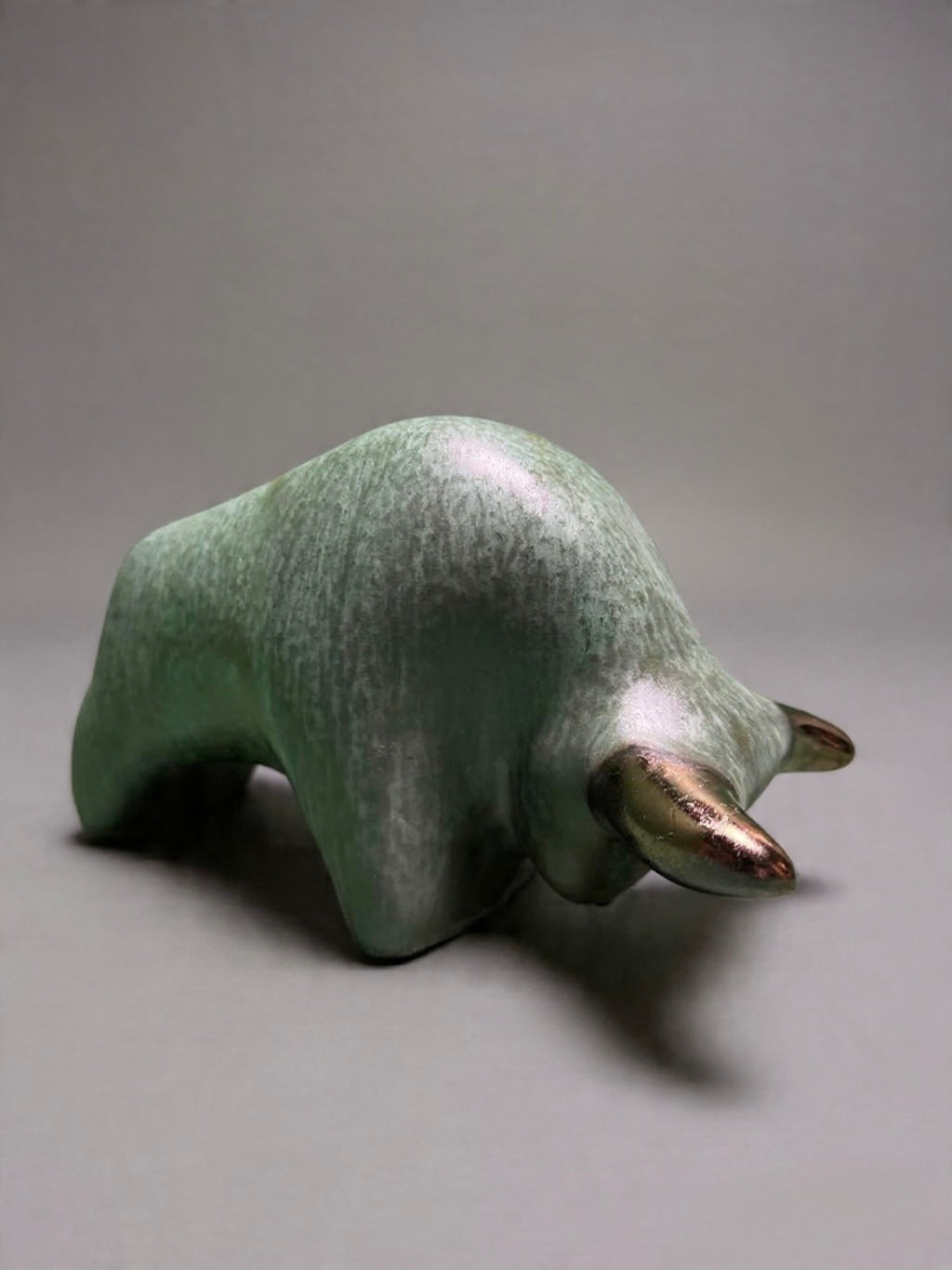 Otto Keramik Classic Ceramic Bull West German Pottery Fat Lava