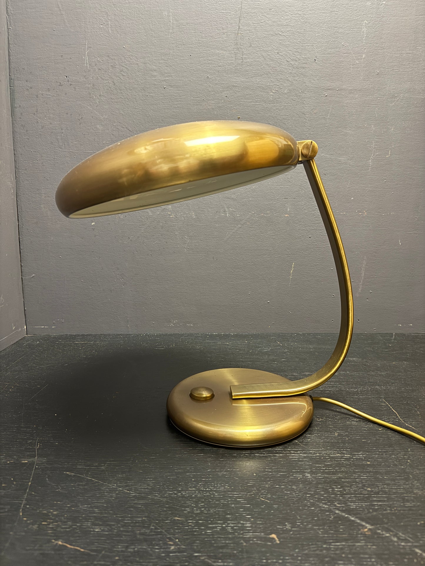 1960s Brass Table Lamp By Heinz F W Stahl For Hillebrand Lighting