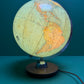 Vintage 1960s German Glass Globe Lamp By JRO Globus Munchenbh