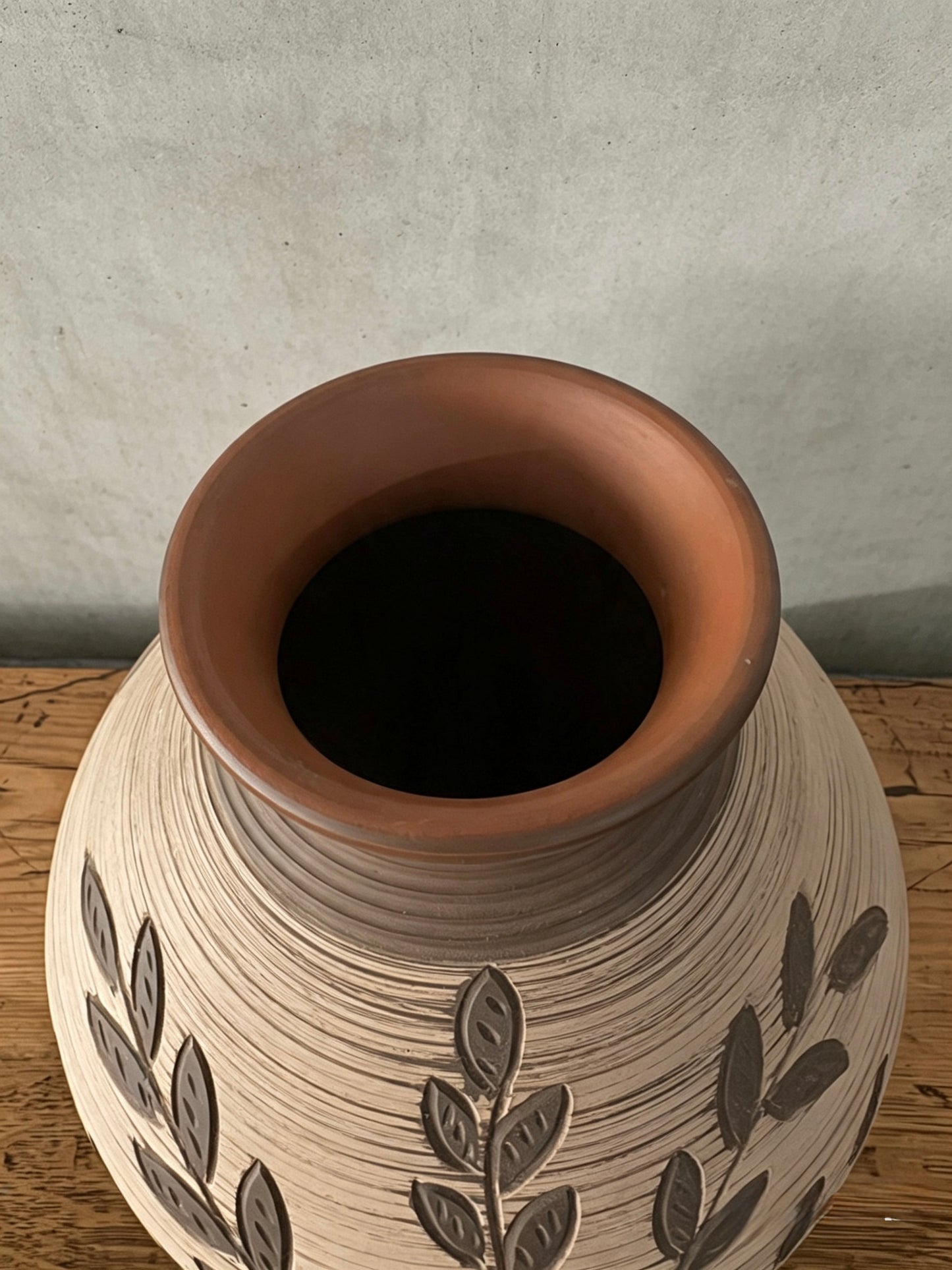 1960s Terracotta Vase Studio Pottery West German Pottery