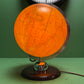 Vintage 1960s German Glass Globe Lamp By JRO Globus Munchen