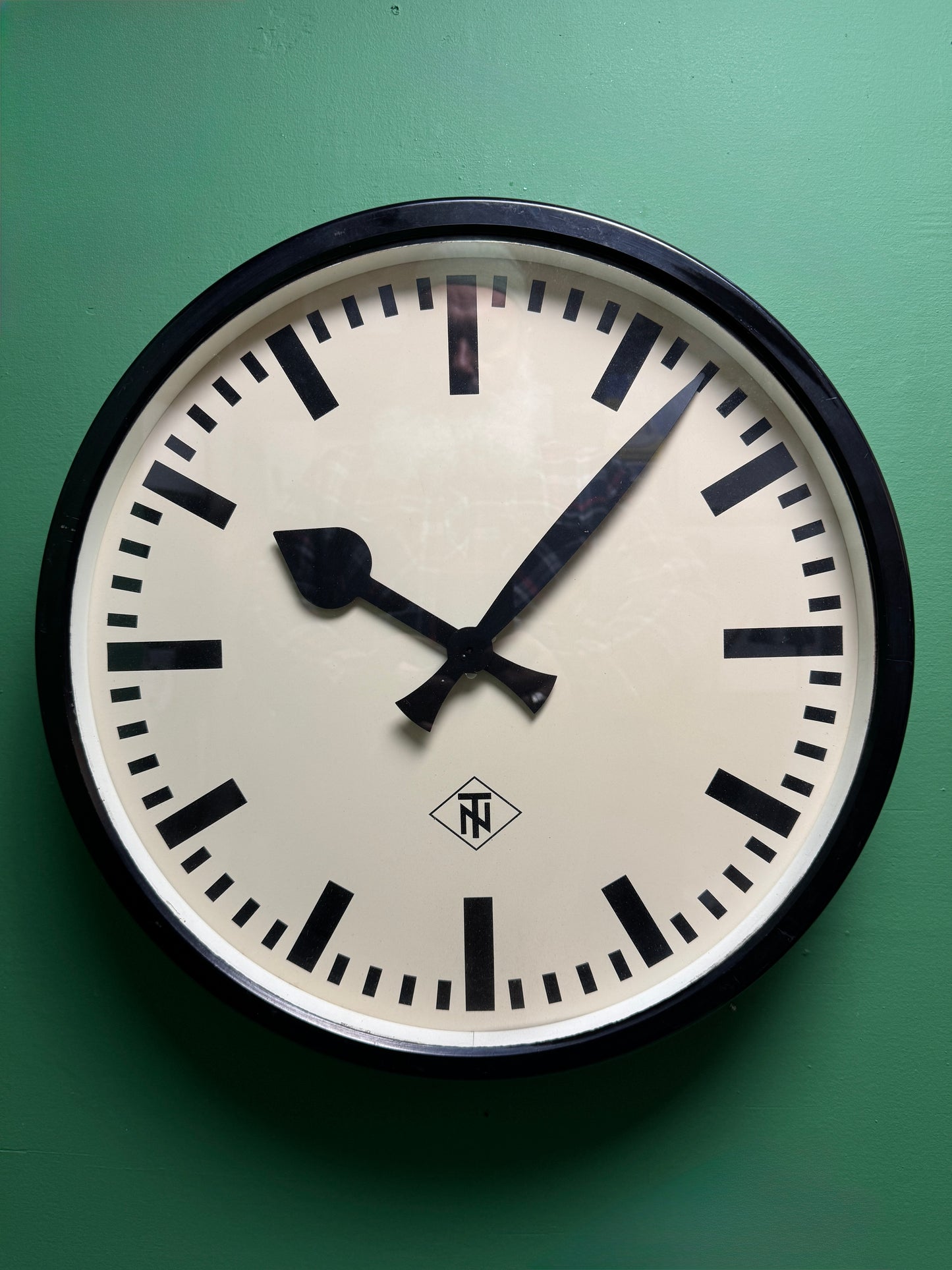 1940s Large TN Tele Norma West German Bakelite Factory / Office Clock