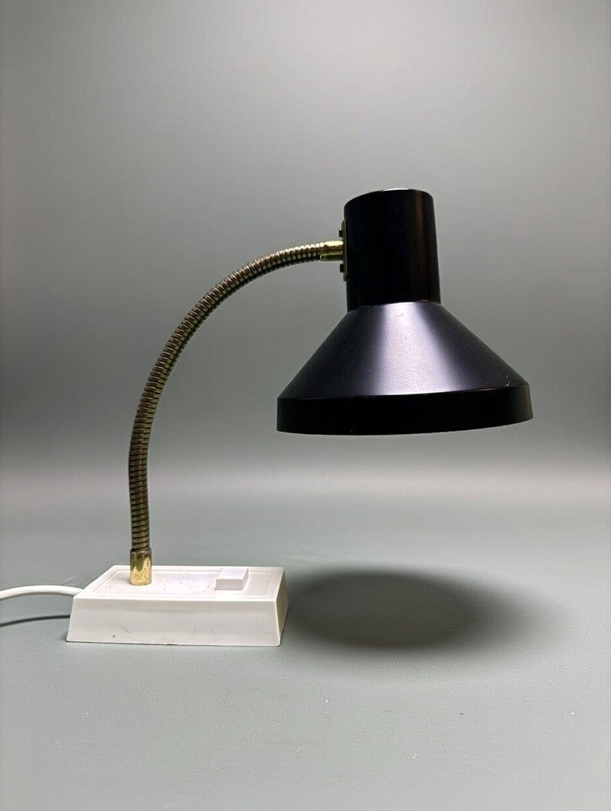 1970s German Retro Gooseneck Table Lamp