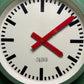 1960s East German Industrial Factory Clock By RFT