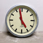 1960s East German Industrial Factory Clock By RFT