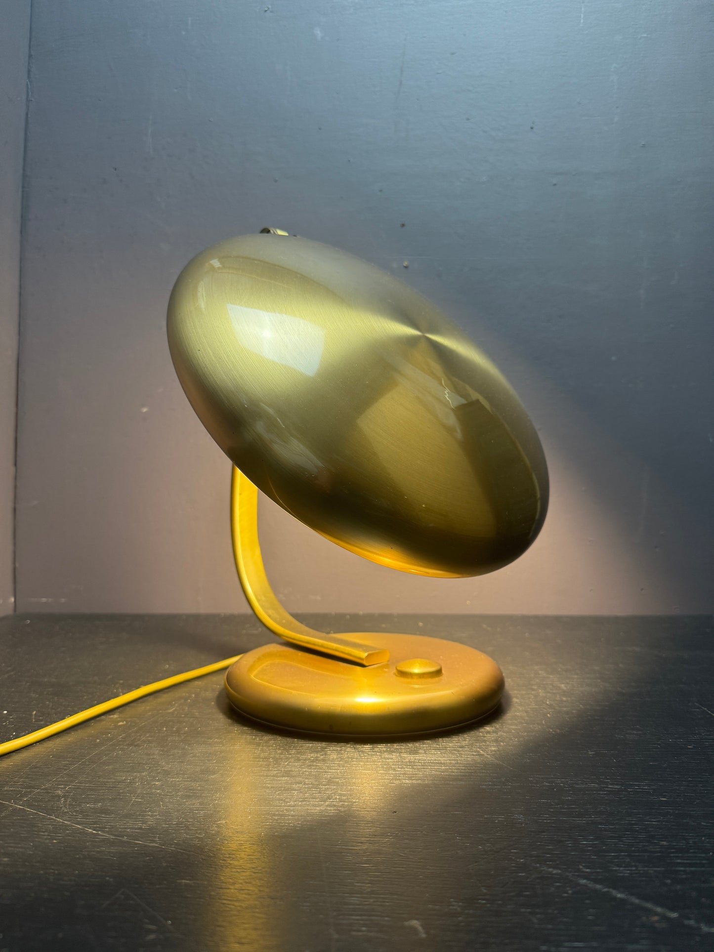 1960s Brass Table Lamp By Heinz F W Stahl For Hillebrand Lighting