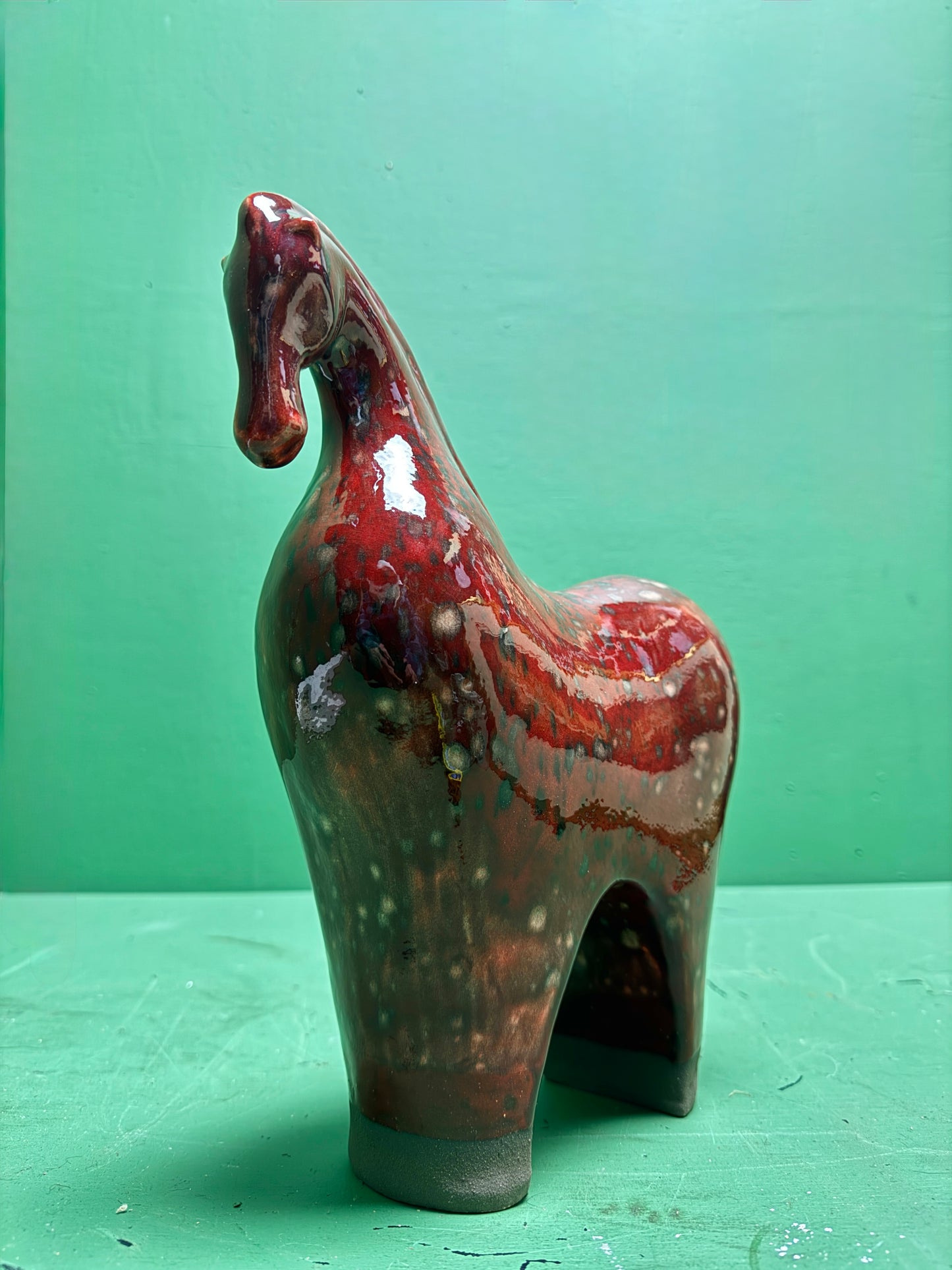 Ceramic Horses By Renowned Design Ceramicist Saliha Kartal