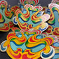 1970s Set Of 8 Carousel Fun Fair Art By Michael Rule