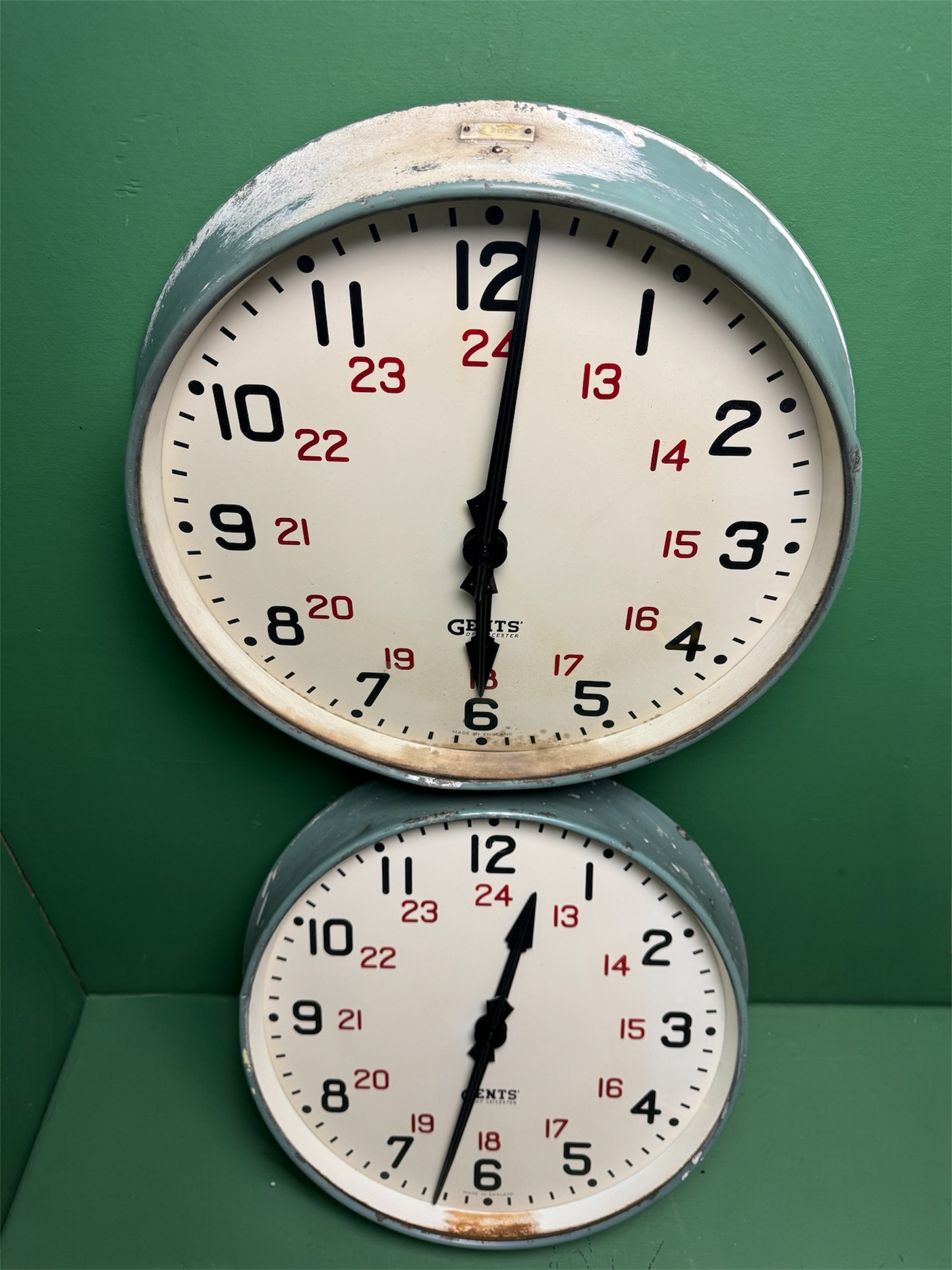 1950s Welsh Railway Clocks By Gents Of Leicester