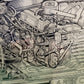 Vauxhall Victor Pen & Ink Cutaway By Brian Hatton 1965
