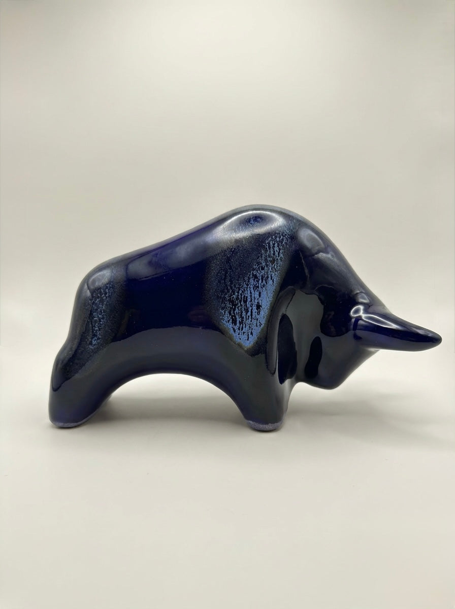 Otto Keramik Classic Ceramic Bull West German Pottery Fat Lava