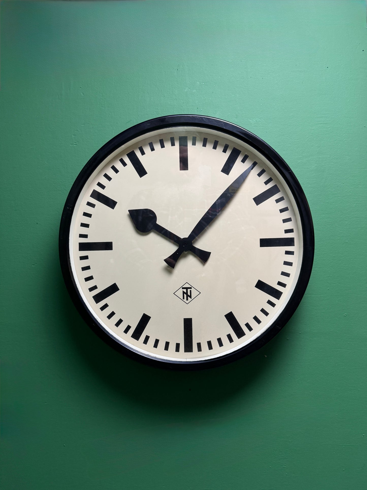 1940s Large TN Tele Norma West German Bakelite Factory / Office Clock