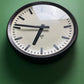 Large Czech 1940s Bakelite Office / Factory Clocks By Pragotron