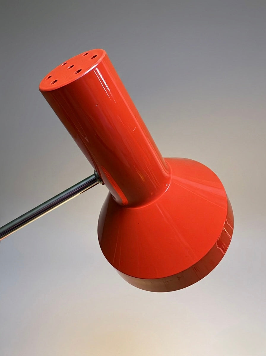 1970s German Retro Orange Table Lamp