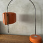 Rare Orange 1960s Fase Sauce Table Lamp By Tomas Diaz Magro Spain