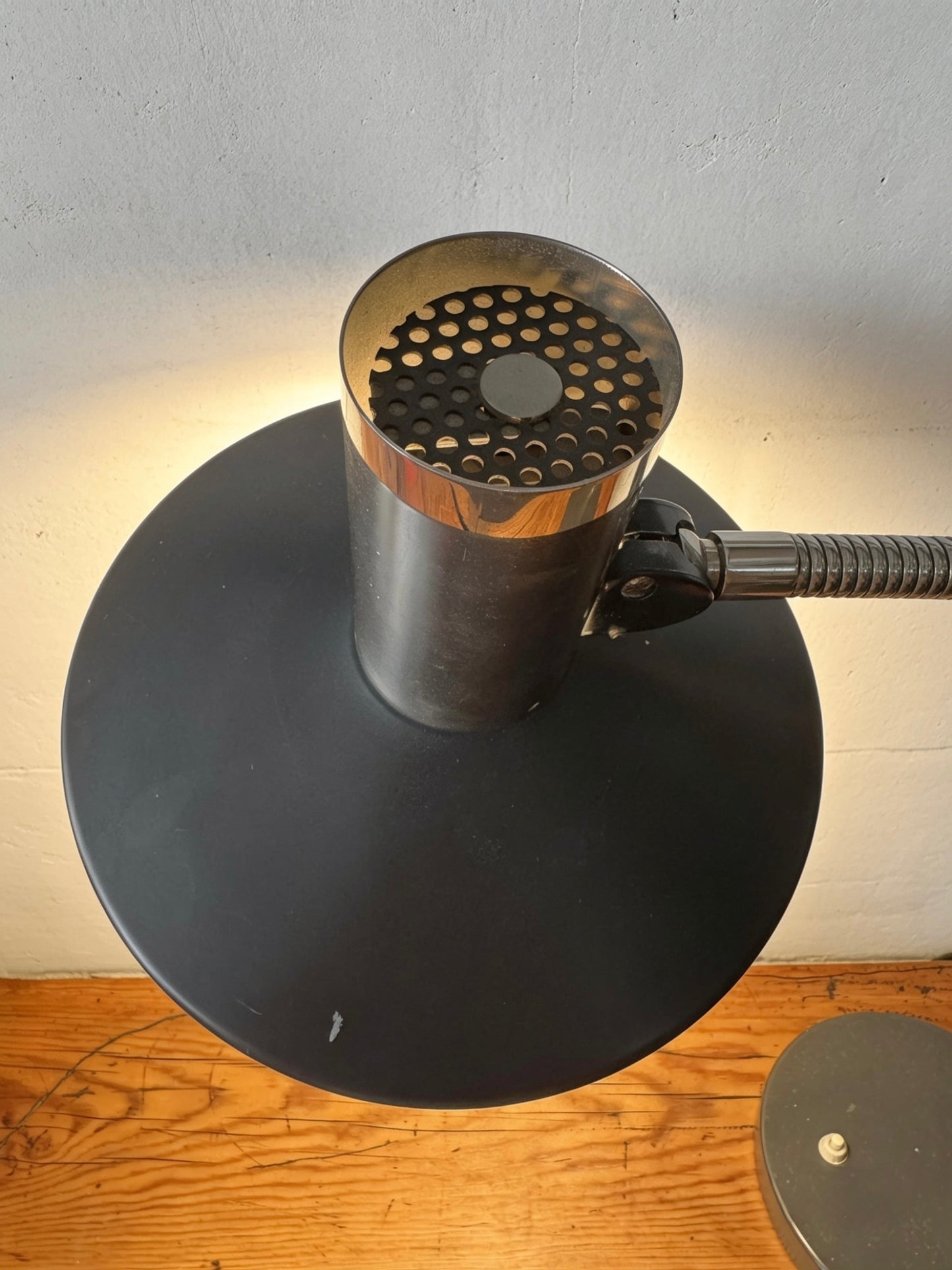 1970s Large Gooseneck Table Lamp By Kaiser Leuchten Germany