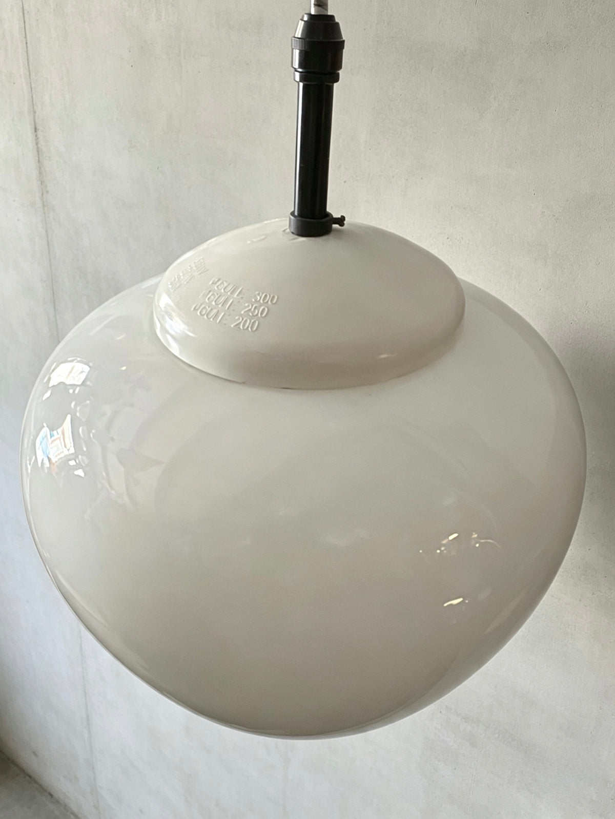 1960s Czech Opaline Pendant Light By Napako