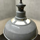1930s Large Enamel Pendant Lights With Opaline Diffusers By Benjamin