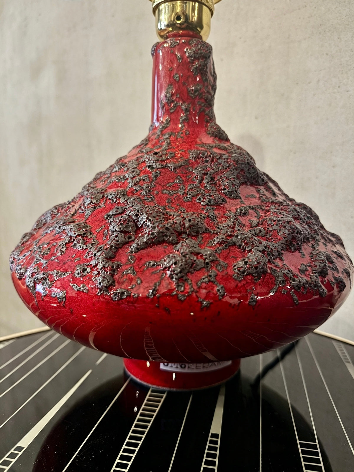 Otto Keramik Fat Lava UFO Lamp