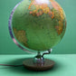 Vintage 1960s German Glass Globe Lamp By JRO Globus Munchenbh