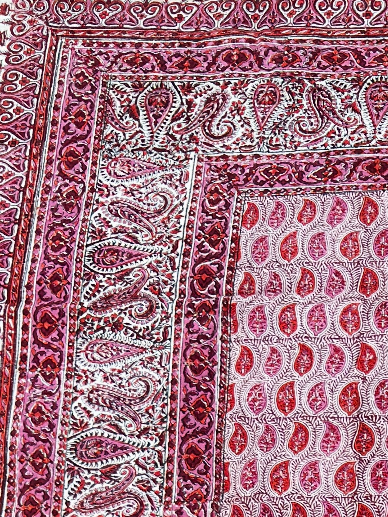 Ghalamkari Hand Block Prints Made In Iran