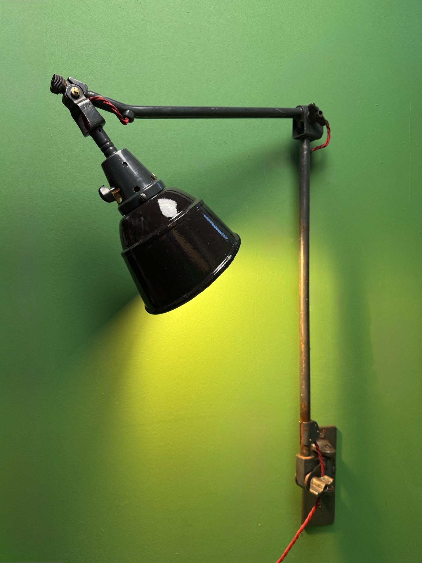 1930s Wall Mounted Task Lamp By Curt Fischer For Midgard