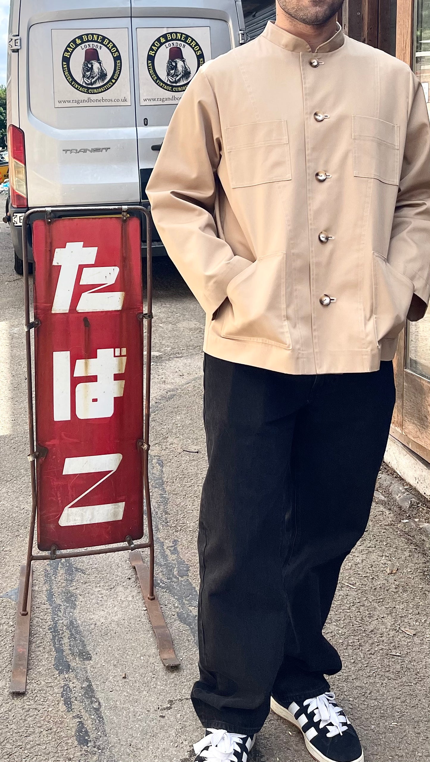 The 'Mintan' Made In London Classic Work Wear Drill Cotton Over Shirt