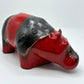 Otto Keramik Ceramic Hippopotamus West German Pottery Fat Lava