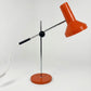 1970s German Retro Orange Table Lamp