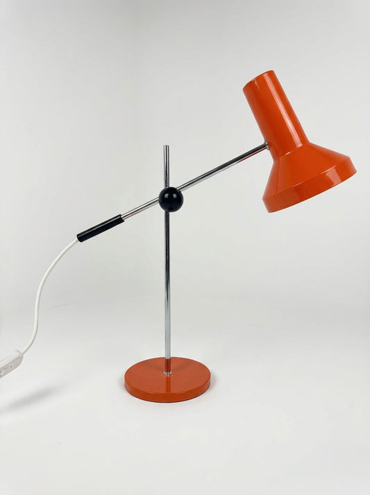 1970s German Retro Orange Table Lamp