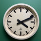 1950s East German Industrial Factory Clock By RFT
