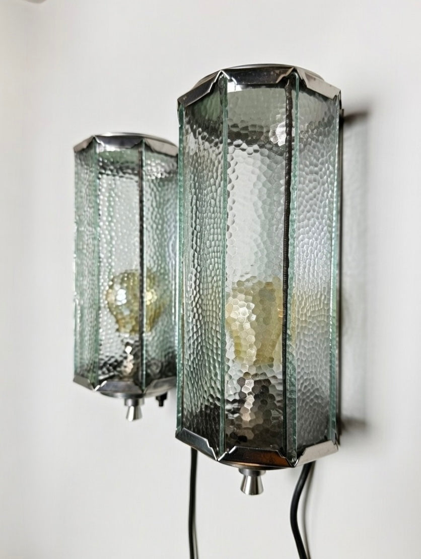 1930s Pair Of Art Deco Wall Lights