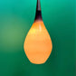 Large 1960s Danish Droplet Pendant Light By Holmegaard
