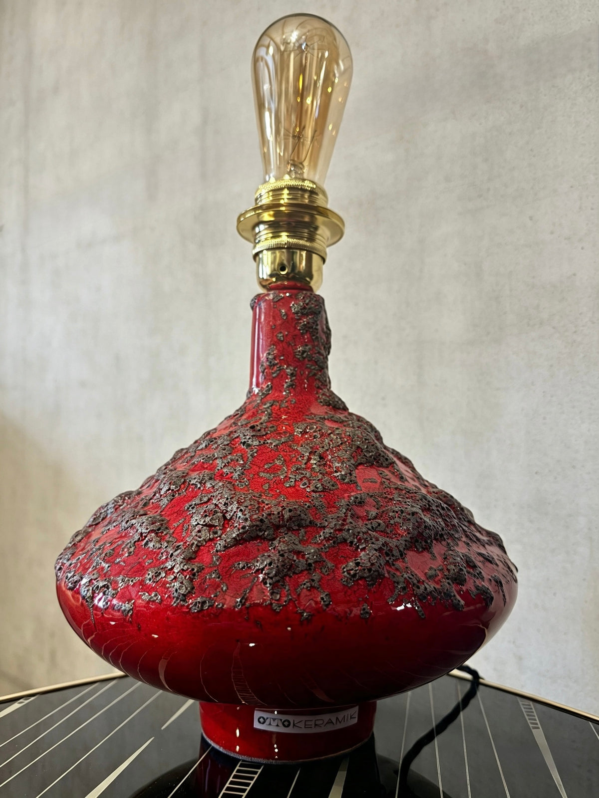 Otto Keramik Fat Lava UFO Lamp