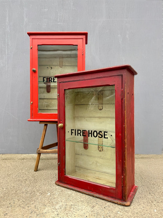 Early 1900s Fire Hose Cabinets