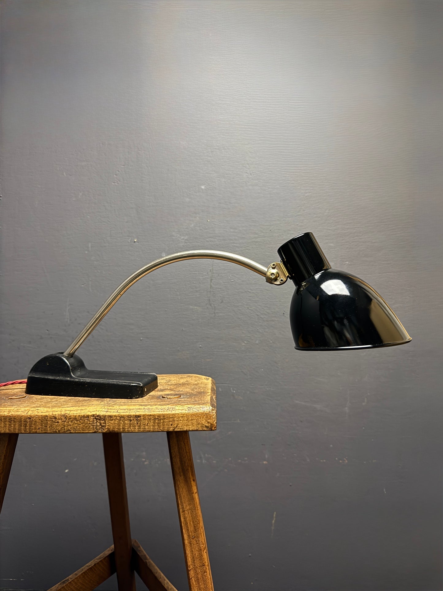 Rare 1930s Bauhaus Desk Lamp By Dr. Ing. Schneider & Co