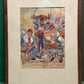 Framed Watercolour Attributed To Karelin Mitrich 1920
