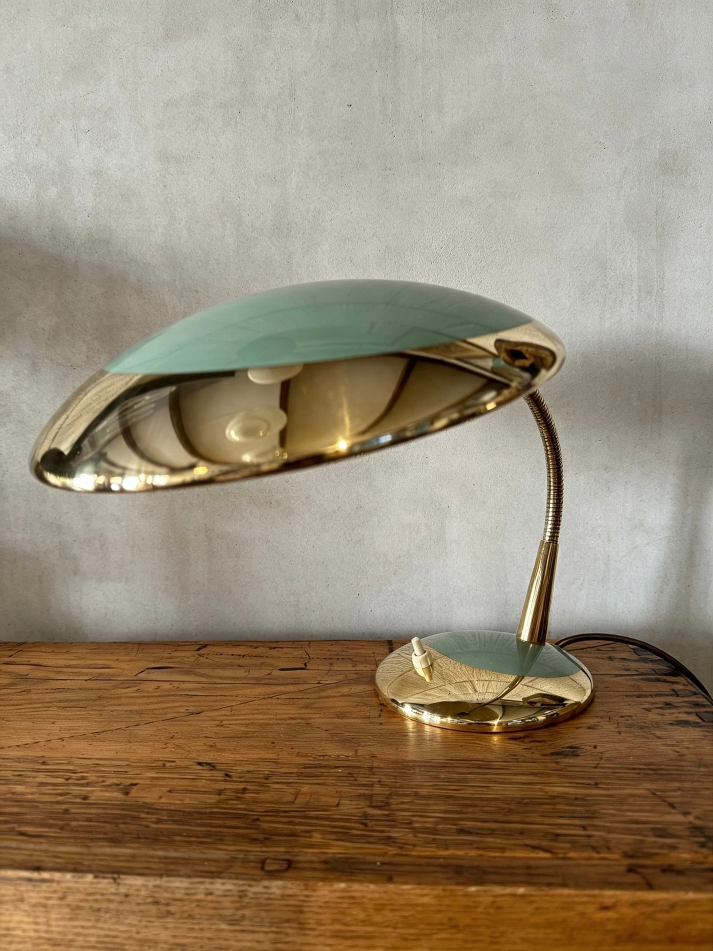1950s Gooseneck Table Lamp By Hala