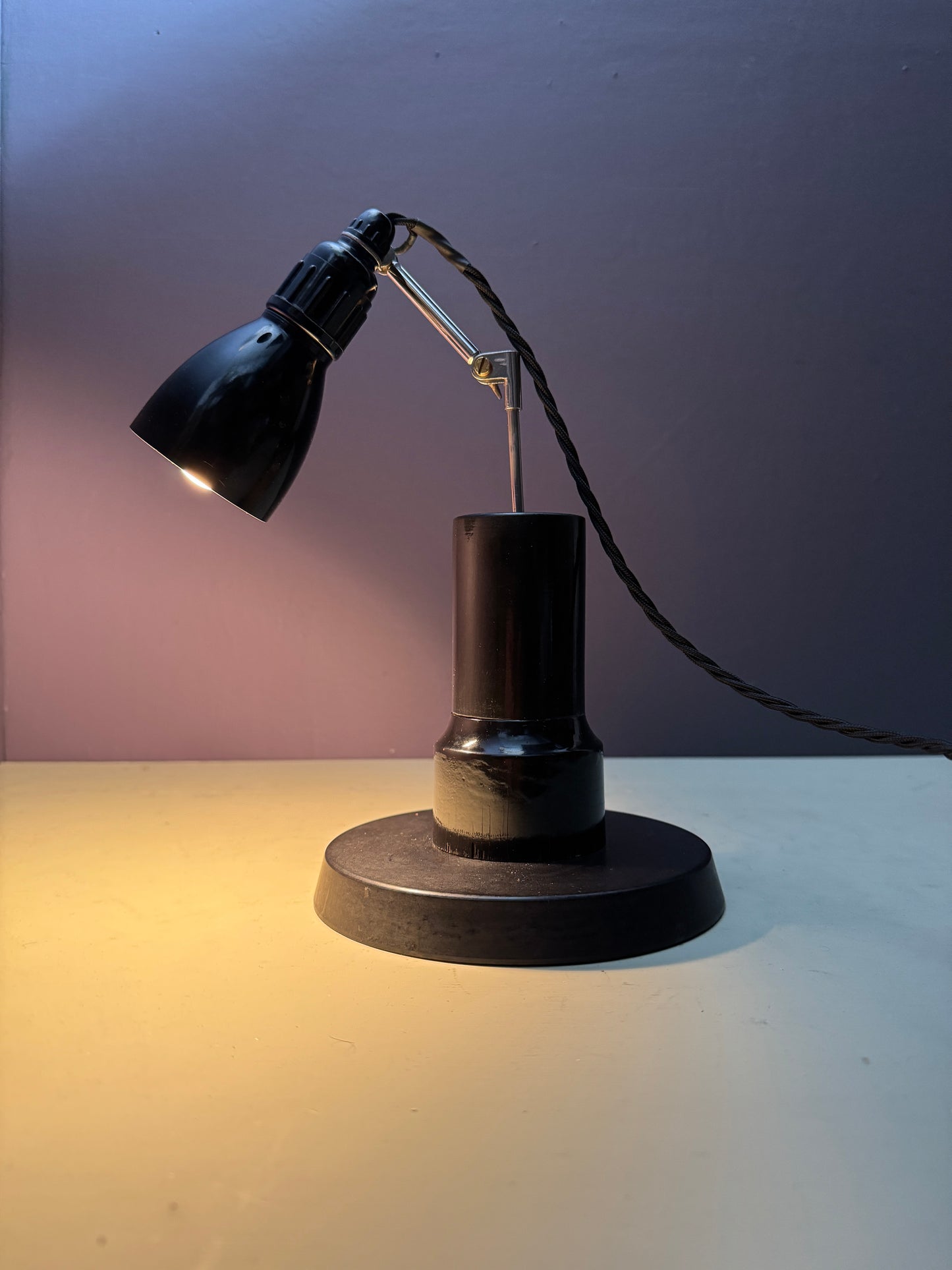 1920s Bakelite Table Lamp By FK Germany