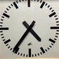 Large 1960's East German Industrial Factory Clocks By Elfema