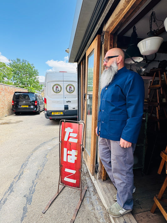 The 'Mintan' Made In London Classic Work Wear Drill Cotton Over Shirt