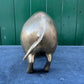 Large Hand Made Brass Piggy Bank English 1920s