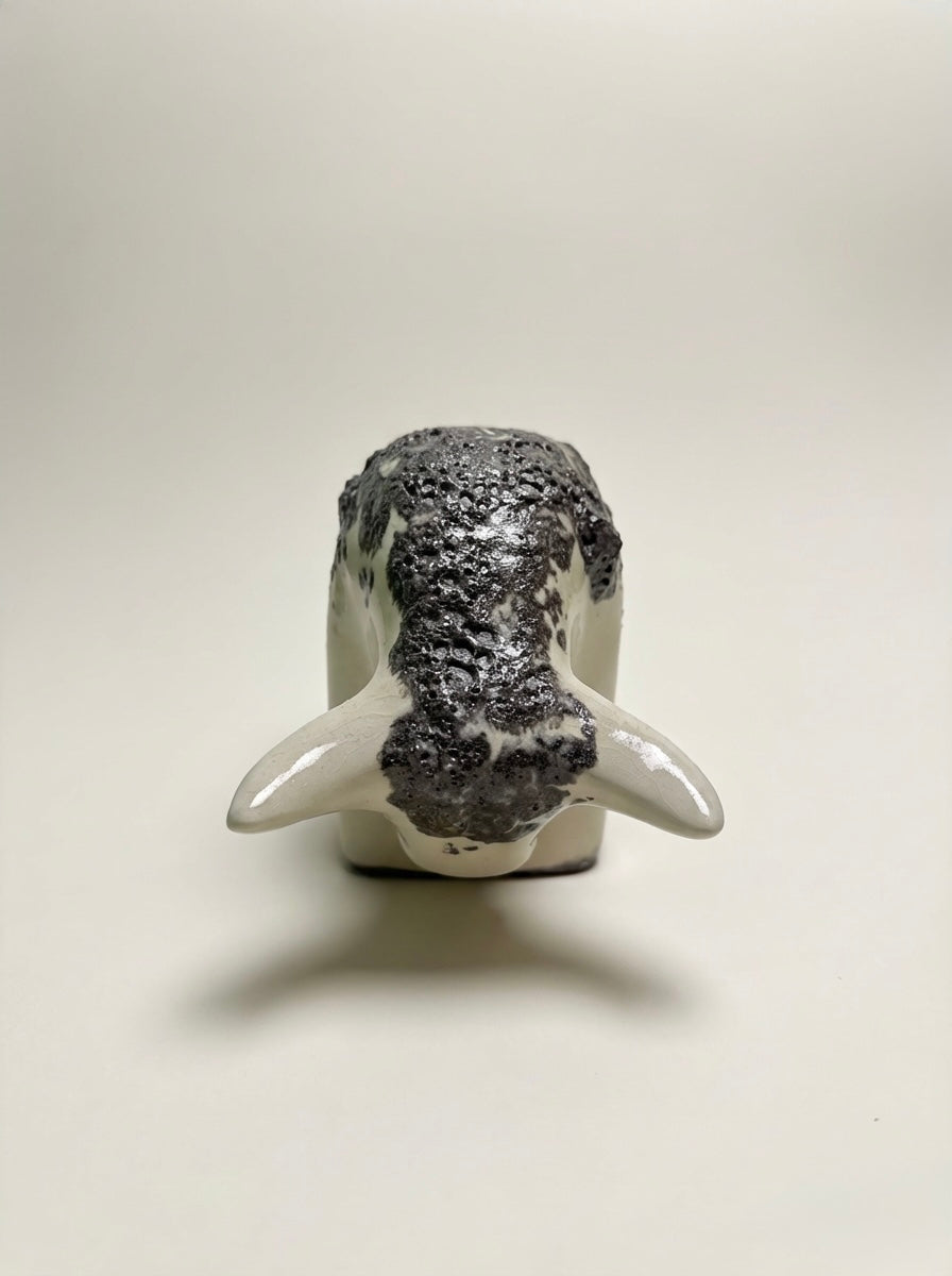 Otto Keramik Classic Ceramic Bull West German Pottery Fat Lava