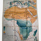 Philips Comparative Wall Atlas Of Africa Circa 1950s