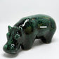 Otto Keramik Ceramic Hippopotamus West German Pottery Fat Lava