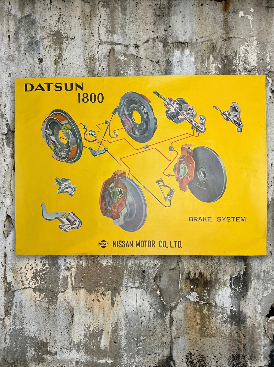 1960s Datsun 1800 Dealership Poster