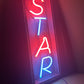 Circa 1980s ‘ STAR ‘ Neon Sign
